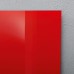 Wall Mounted Magnetic Glass Board 1300x550x15mm - Red