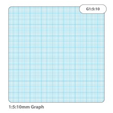 RHINO A4 Graph Paper 500 Leaf, 1:5:10 Graph Ruling (Pack of 5)