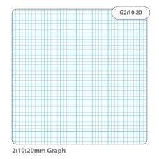 RHINO A4 Graph Paper 500 Leaf, 2:10:20 Graph Ruling (Pack of 5)