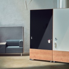 ROCADA NATURAL Support Unit Designed for 2 SKIN Presentation Boards - Oak