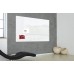 Wall Mounted Magnetic Glass Board 1500x1000x18mm - Super White