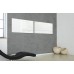 Wall Mounted Magnetic Glass Board 1300x550x15mm - Super White