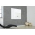 Wall Mounted Magnetic Glass Board 1000x1000x18mm - Super White