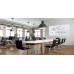 Wall Mounted Magnetic Glass Board 2400x1200x18mm - Super White
