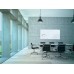 Wall Mounted Magnetic Glass Board 2000x1000x18mm - Super White