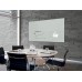 Wall Mounted Magnetic Glass Board 1800x1200x18mm - Grey