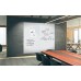Wall Mounted Magnetic Glass Board 2000x1000x18mm - Matt Super White