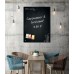 Wall Mounted Magnetic Glass Board 900x1200x18mm - Matt Happy Hour Specials Board