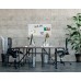 Wall Mounted Magnetic Glass Board 910x460x15mm - Matt Super White