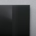 Wall Mounted Magnetic Glass Board 1300x550x15mm - Black