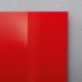 Wall Mounted Magnetic Glass Board 1200x900x18mm - Red