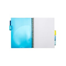 Pukka Pad Stripes Polypropylene Project Book 250 Pages A4 Blue/Pink (3)