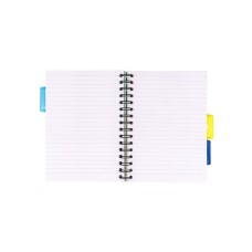 Pukka Pad Stripes Polypropylene Project Book 250 Pages A5 Blue/Pink (3)