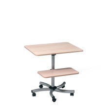 ROCADA SET Mobile Computer Table - Beech