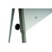 ROCADA VISUALLINE Tripod Flipchart with Melamine Dry-Wipe Surface (Height-Adjustable) - Grey