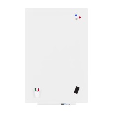 ROCADA SKINWHITEBOARD Professional Dry-Wipe Board with Magnetic Lacquered Surface 100x150cm - White