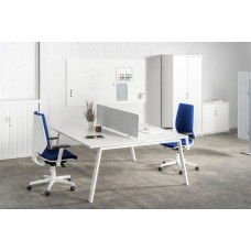 ROCADA ERGOLINE Professional Chair with White Frame - Blue