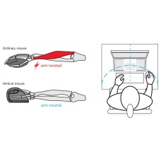 Ergonomic Wireless Mouse - Black