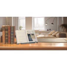 A4 Adjustable Book Holder - Natural Aluminium