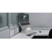 Low Angle High Elevation Laptop Stand with In-line Document Holder - Natural Aluminium