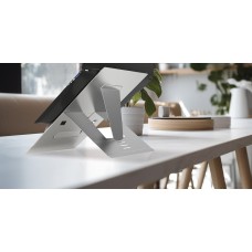 Laptop Stand with Document Holder for Oversized Laptops - Natural Aluminium