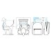 Hybrid Laptop and Tablet Stand for Children - Natural Aluminium